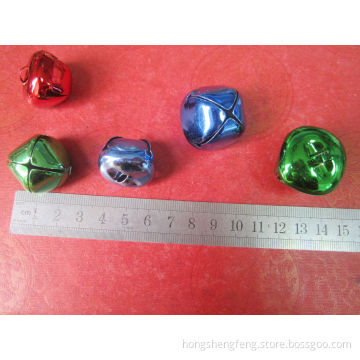 Manufacturer Supply Colorful Round Metal Christmas Jingle Bell
